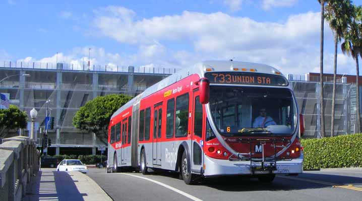 LA Metro Rapid NABI 60BRT 9296